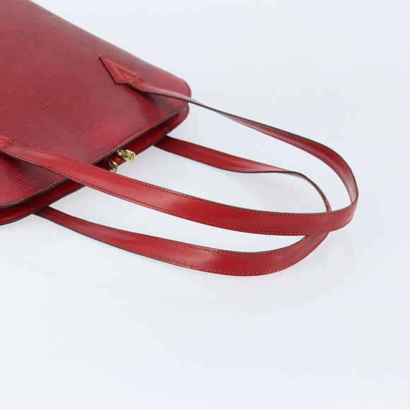 LOUIS VUITTON Epi Lussac Shoulder Bag Red M52287 LV Auth 172737