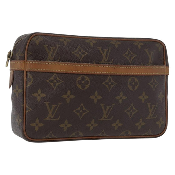 LOUIS VUITTON Monogram Compiegne 23 Clutch Bag M51847 LV Auth 172739