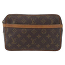 LOUIS VUITTON Monogram Compiegne 23 Clutch Bag M51847 LV Auth 172739-13
