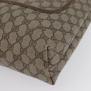 GUCCI GG Supreme Web Sherry Line Tote Bag PVC Beige Gold 16 002 4487 Auth 172743-16