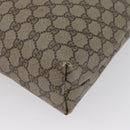 GUCCI GG Supreme Web Sherry Line Tote Bag PVC Beige Gold 16 002 4487 Auth 172743-9
