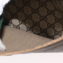 GUCCI GG Supreme Web Sherry Line Tote Bag PVC Beige Gold 16 002 4487 Auth 172743-22