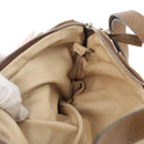 Chloe Shoulder Bag Leather Brown Silver Auth 172747-21