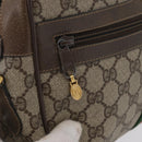 GUCCI GG Supreme Web Sherry Line Bag PVC Beige Red 68 02 005 Auth 172748-17