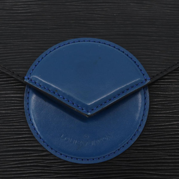 LOUIS VUITTON Epi Osh Shoulder Bag Black Blue M52445 LV Auth 172755