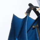 LOUIS VUITTON Epi Osh Shoulder Bag Black Blue M52445 LV Auth 172755-20