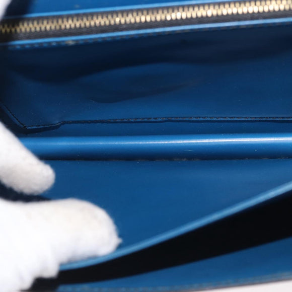 LOUIS VUITTON Epi Osh Shoulder Bag Black Blue M52445 LV Auth 172755
