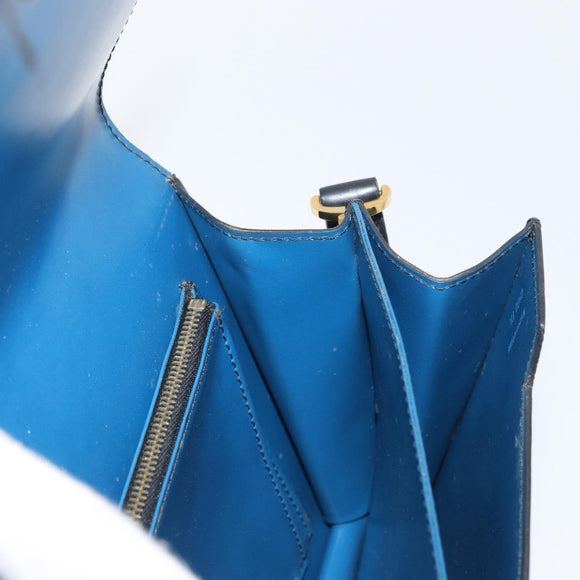 LOUIS VUITTON Epi Osh Shoulder Bag Black Blue M52445 LV Auth 172755