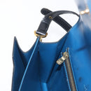 LOUIS VUITTON Epi Osh Shoulder Bag Black Blue M52445 LV Auth 172755-23