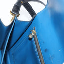 LOUIS VUITTON Epi Osh Shoulder Bag Black Blue M52445 LV Auth 172755-24