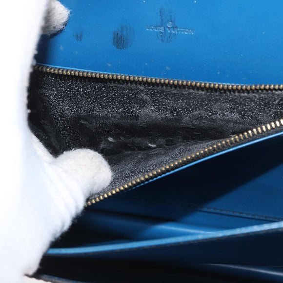 LOUIS VUITTON Epi Osh Shoulder Bag Black Blue M52445 LV Auth 172755