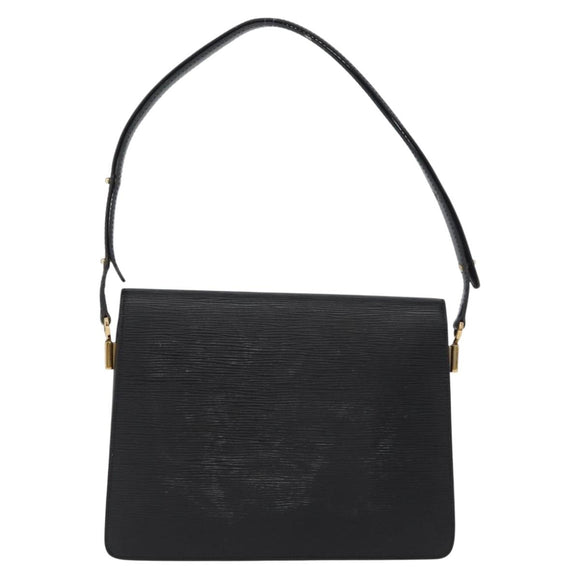 LOUIS VUITTON Epi Osh Shoulder Bag Black Blue M52445 LV Auth 172755