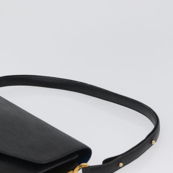 LOUIS VUITTON Epi Osh Shoulder Bag Black Blue M52445 LV Auth 172755