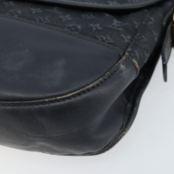 LOUIS VUITTON Monogram Mini Belanger Shoulder Bag Black M92672 LV Auth 172756
