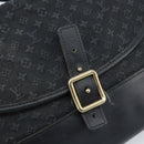 LOUIS VUITTON Monogram Mini Belanger Shoulder Bag Black M92672 LV Auth 172756-17