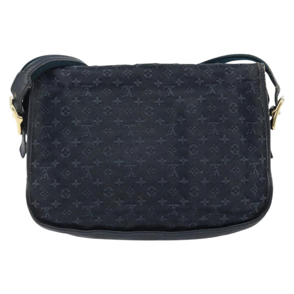 LOUIS VUITTON Monogram Mini Belanger Shoulder Bag Black M92672 LV Auth 172756