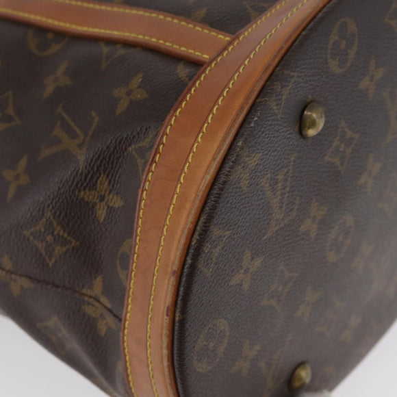 LOUIS VUITTON Monogram Bucket GM Shoulder Bag M42236 LV Auth 172758