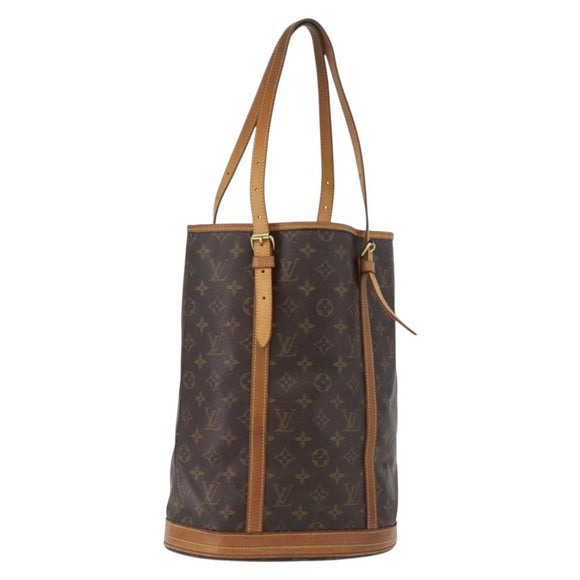 LOUIS VUITTON Monogram Bucket GM Shoulder Bag M42236 LV Auth 172758