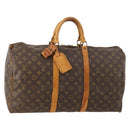 LOUIS VUITTON Monogram Keepall 50 Boston Bag M41426 LV Auth 172759-1
