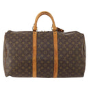 LOUIS VUITTON Monogram Keepall 50 Boston Bag M41426 LV Auth 172759-2