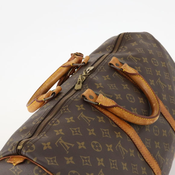 LOUIS VUITTON Monogram Keepall 50 Boston Bag M41426 LV Auth 172759