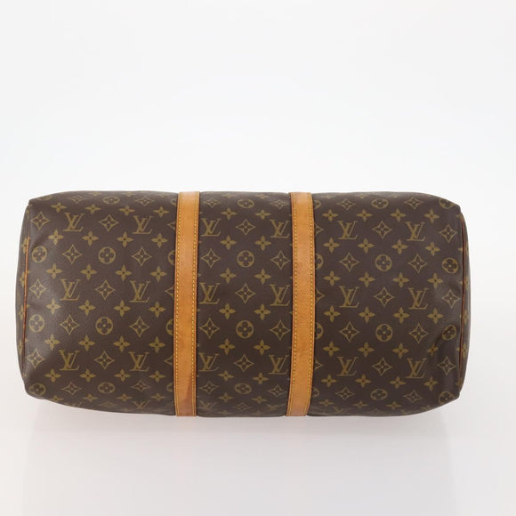 LOUIS VUITTON Monogram Keepall 50 Boston Bag M41426 LV Auth 172759