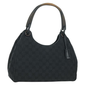 GUCCI GG Canvas Hand Bag Black 106495 Auth 172765V