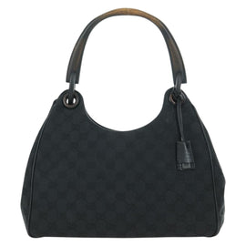 GUCCI GG Canvas Hand Bag Black 106495 Auth 172765V - 0