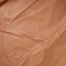 CELINE Macadam Canvas Hand Bag PVC Leather Brown Gold Auth 172767-10