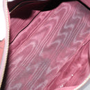 CARTIER Must Line Hand Bag Leather Bordeaux Gold Auth 172770-12