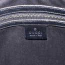 GUCCI GG Canvas Shoulder Bag Black Silver 109097 Auth 172771-14