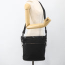 GUCCI GG Canvas Shoulder Bag Black Silver 109097 Auth 172771-22