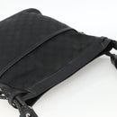 GUCCI GG Canvas Shoulder Bag Black Silver 109097 Auth 172771-6