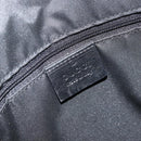 GUCCI GG Canvas Bamboo Shoulder Bag Nylon Black Silver 000 0531 Auth 172773-17