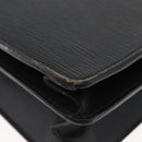 LOUIS VUITTON Epi Serviette Conseiller Aktenkoffer Schwarz M54422 LV Auth 172775-9
