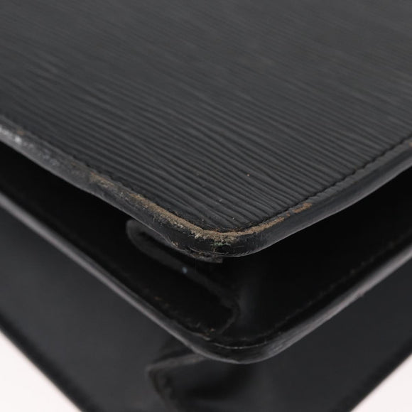 LOUIS VUITTON Epi Serviette Conseiller Aktenkoffer Schwarz M54422 LV Auth 172775