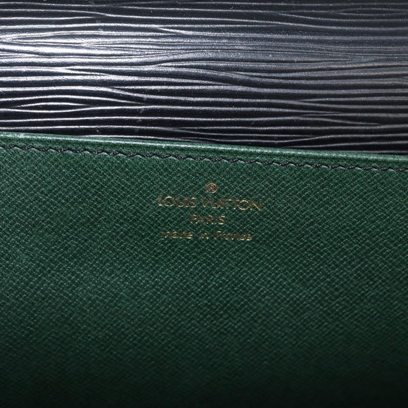 LOUIS VUITTON Epi Serviette Conseiller Aktenkoffer Schwarz M54422 LV Auth 172775
