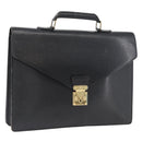 LOUIS VUITTON Epi Serviette Conseiller Aktenkoffer Schwarz M54422 LV Auth 172775-1