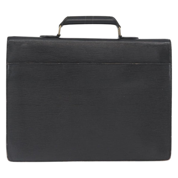 LOUIS VUITTON Epi Serviette Conseiller Aktenkoffer Schwarz M54422 LV Auth 172775