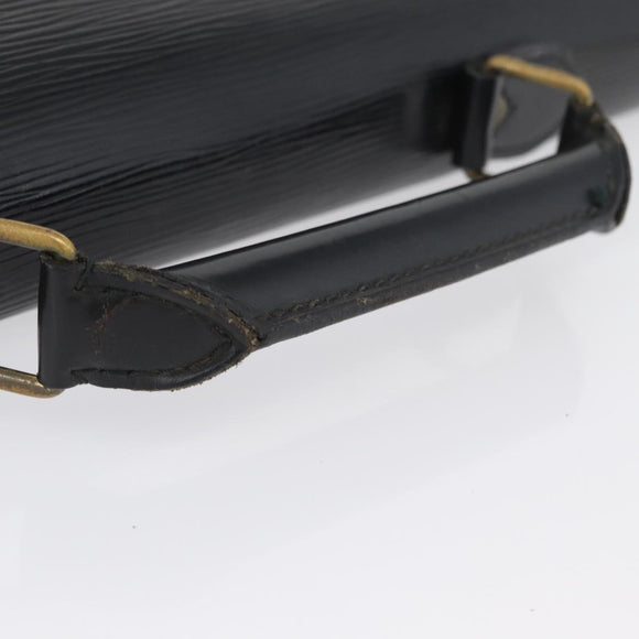 LOUIS VUITTON Epi Serviette Conseiller Aktenkoffer Schwarz M54422 LV Auth 172775