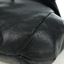 SAINT LAURENT Shoulder Bag Leather Black Silver Auth 172776V-12