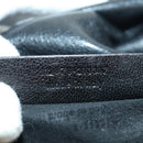 SAINT LAURENT Shoulder Bag Leather Black Silver Auth 172776V-23