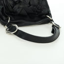 SAINT LAURENT Shoulder Bag Leather Black Silver Auth 172776V-7