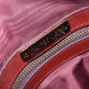 CARTIER Must Line Hand Bag Leather Bordeaux Gold Auth 172781-17