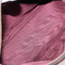 CARTIER Must Line Hand Bag Leather Bordeaux Gold Auth 172781-12