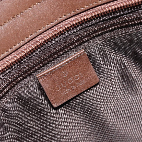 GUCCI GG Canvas Tote Bag Beige Silver 019 0426 3444 Auth 172788