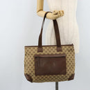 GUCCI GG Canvas Tote Bag Beige Silver 019 0426 3444 Auth 172788-24