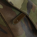 Christian Dior Double Saddle Camouflage Bag Leather Green Gold Auth 172789SAV-11