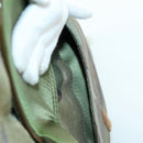 Christian Dior Double Saddle Camouflage Bag Leather Green Gold Auth 172789SAV-13