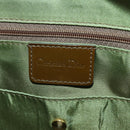 Christian Dior Double Saddle Camouflage Bag Leather Green Gold Auth 172789SAV-16